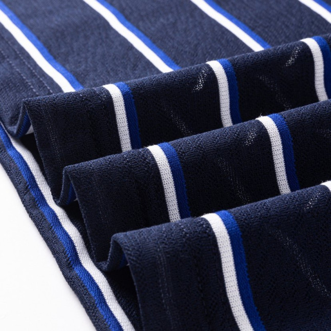 Pierre Cardin Men’s Polo Shirt (Blue Striped) P73113071A78